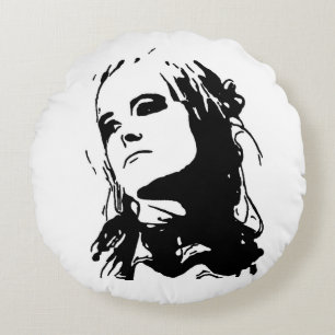 Unamused Round Cushion