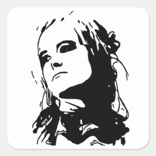 Unamused Square Sticker