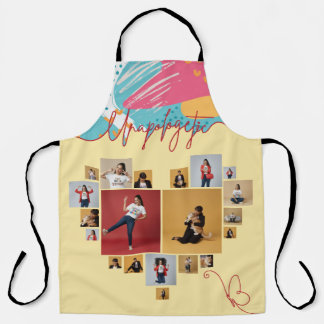 Unapologetic Personalised Feminine Photo Collage Apron