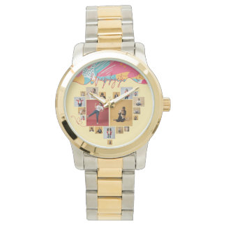 Unapologetic Personalised Feminine Photo Collage Watch