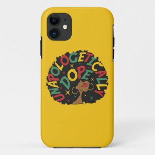Unapologetically Dope Black Girl Afro Case-Mate iPhone Case