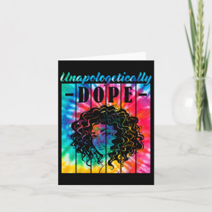 Unapologetically Drug Black History Month African Card