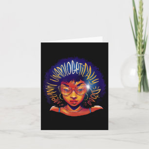 Unapologetically Drug Black History Month Strong M Card