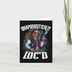 Unapologetically Loc'd Black History Month Black A Card