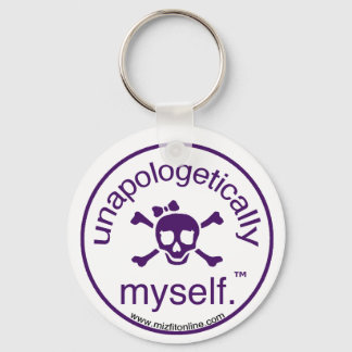 Unapologetically Myself keychain. Key Ring