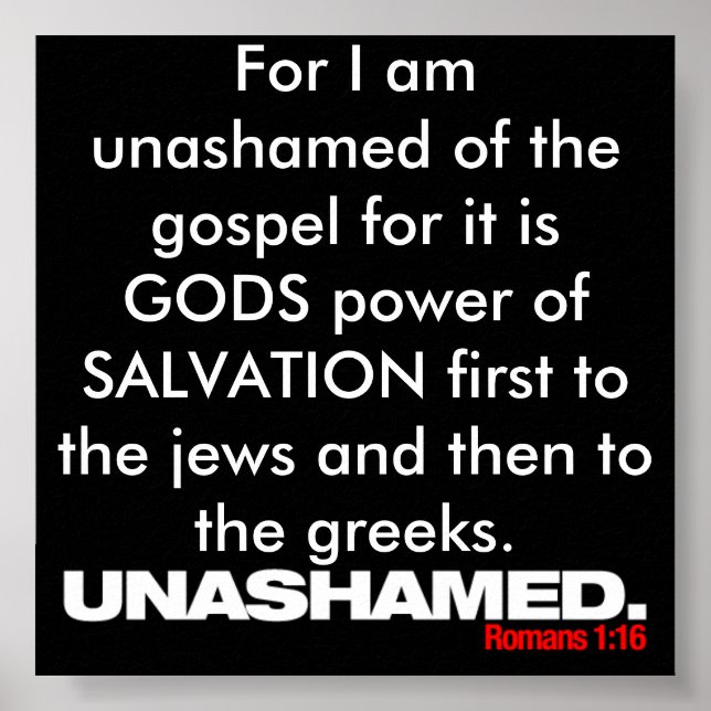 UNASHAMED 116 clique Poster (Front)