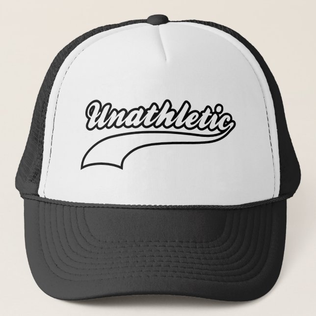 Unathletic Coffee Mug Trucker Hat (Front)