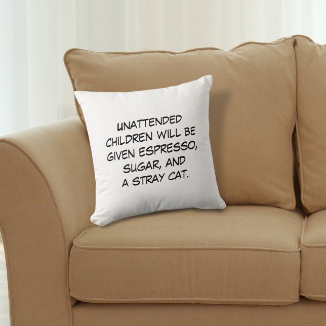 Unattended Children Cushion (Creator Uploaded)