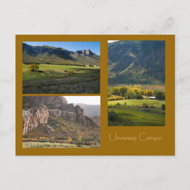 Unaweep Canyon Postcard (Front)