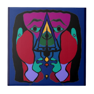 Unbalanced Abstract Tile