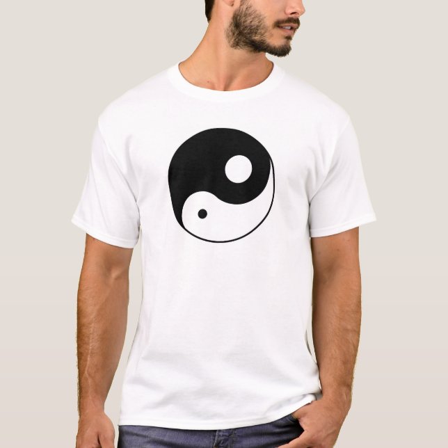 Unbalanced Yin Yang T-Shirt (Front)