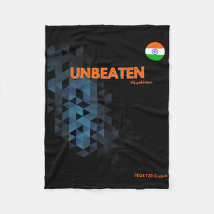 Unbeaten India Vs Pakistan Cricket T20 New York Gr Fleece Blanket