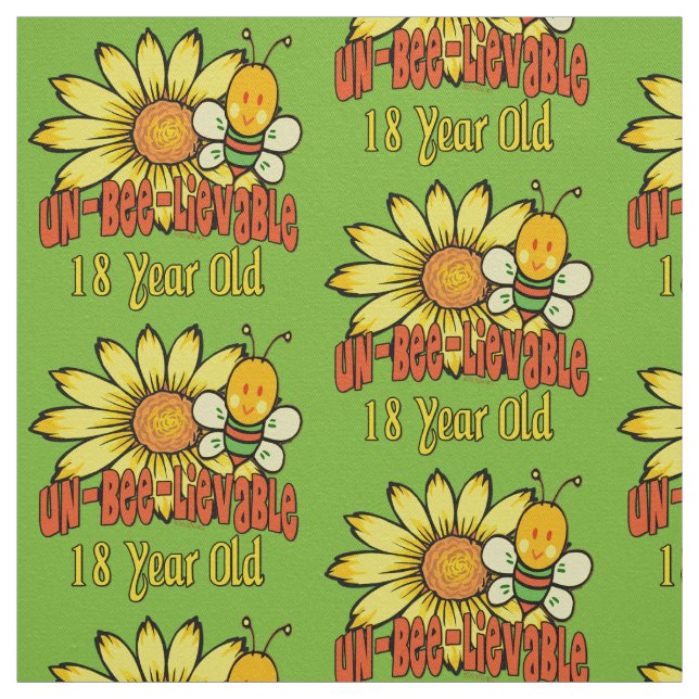 Unbelievable 18th Birthday Gifts Fabric (Swatch)