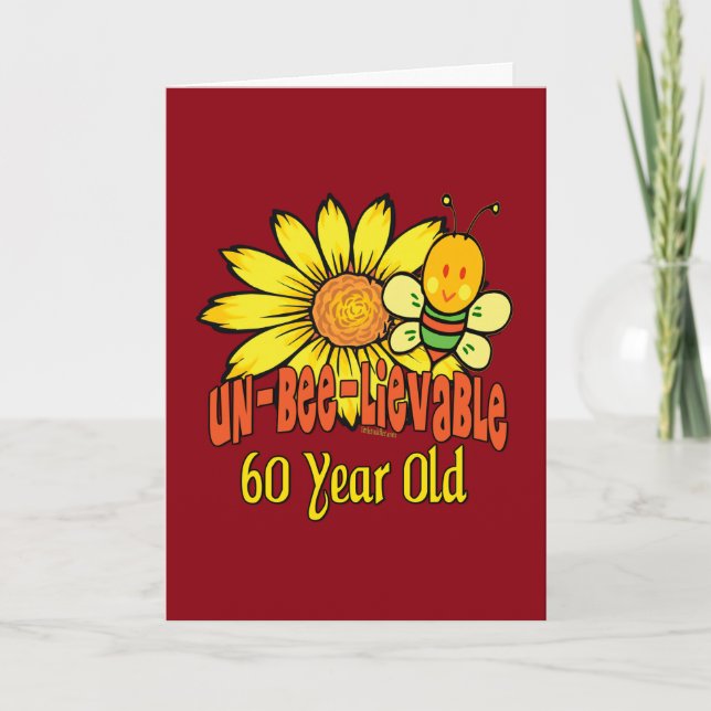 Unbelievable 60th Birthday Gifts Card (Front)