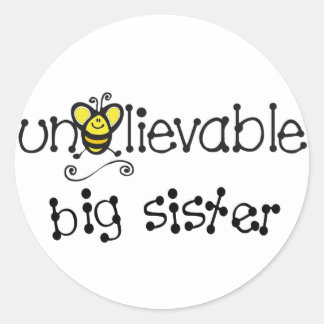Unbelievable Big Sister stickers