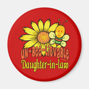 Unbelievable Daughter In Law Sunflowers and Bees Magnet