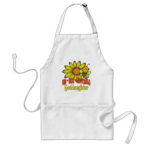 Unbelievable Goddaughter Sunflowers and Bees Standard Apron