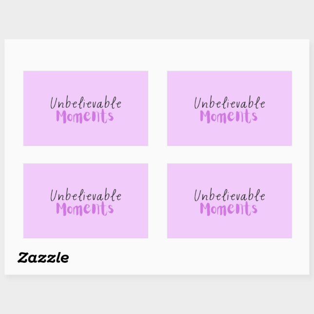 Unbelievable Moments Sticker (Sheet)