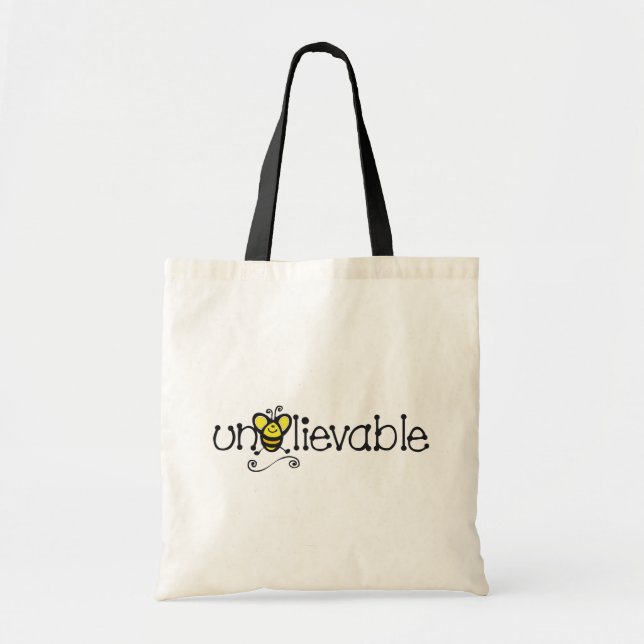 Unbelievable totebag tote bag (Front)