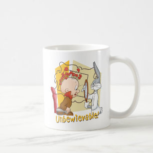 "Unbewievable" Barber BUGS BUNNY™ & Elmer Fudd Coffee Mug