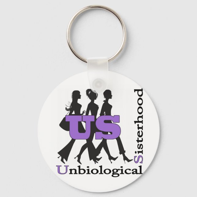 Unbiological Sisters Key Ring (Front)