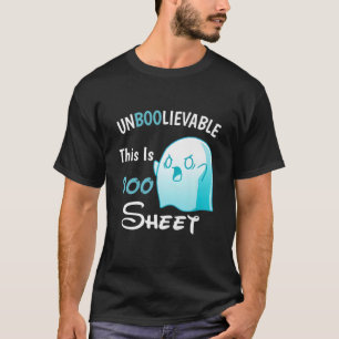 Unboolievable This Is Boo Sheet Halloween Ghost T-Shirt