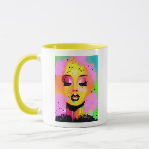 Unbothered Abstract Art Mug