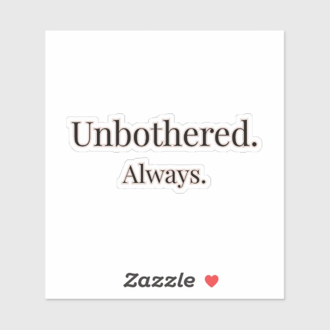 unbothered Black Girl Energy Sticker (Sheet)