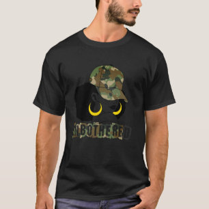 Unbothered Black Woman Camo Camouflage Melanin Bla T-Shirt