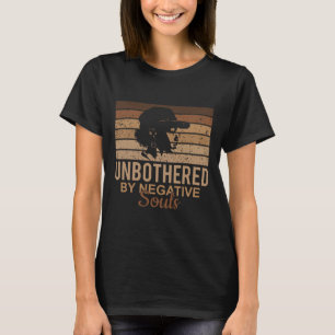 Unbothered By Negative Souls Afro African Women Bl T-Shirt