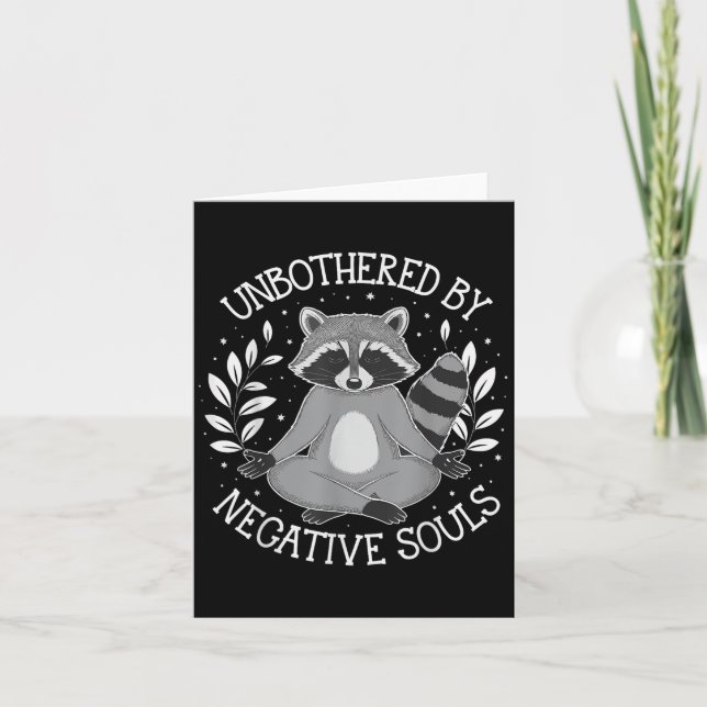Unbothered By Negative Souls  Card (Front)
