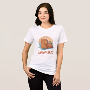 Unbothered Chill Vibe T-Shirt Daily Confidence Fit Tri-Blend Shirt