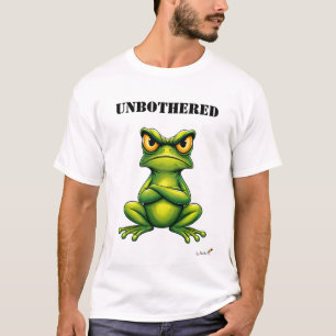 Unbothered Funny Grumpy Frog T-Shirt