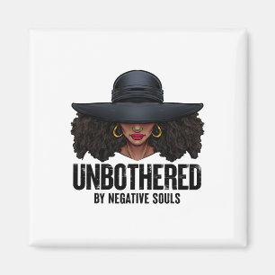 Unbothered Sassy Black Queen African American Ladi Magnet