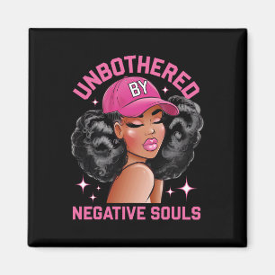 Unbothered Sy Black Queen African American Ladies Magnet