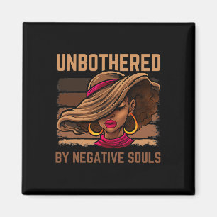 Unbothered Sy Black Queen African American Women L Magnet