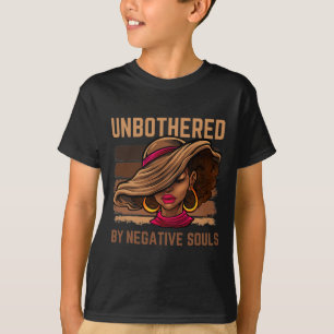 Unbothered Sy Black Queen African American Women L T-Shirt