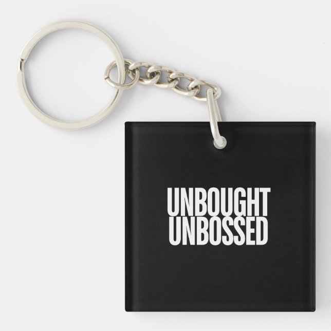 Unbought Unbossed Bold Chisholm Key Ring (Front)