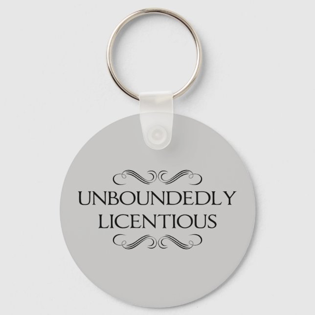 Unboundedly Licentious Key Ring (Front)
