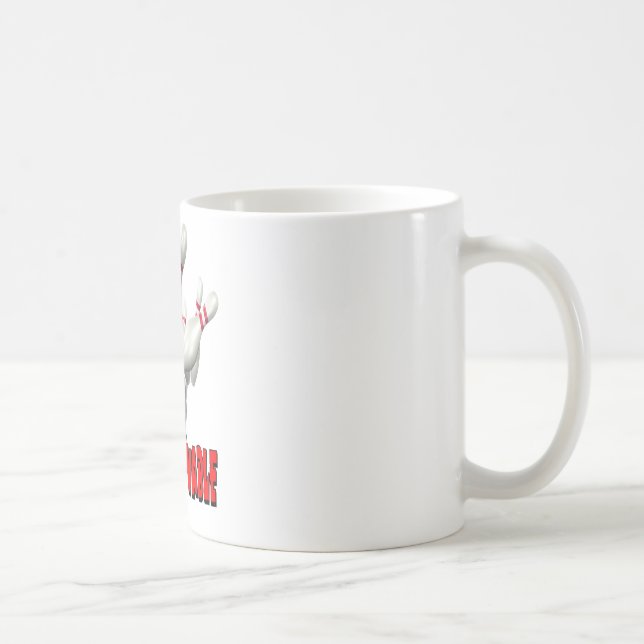 Unbowlievable Bowling Coffee Mug (Right)