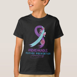 Unbreakable Depression Suicide Prevention Awarenes T-Shirt