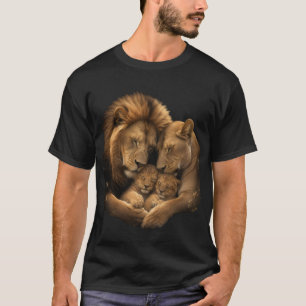 Unbreakable Family Bond – Loving Lion Family Artwo T-Shirt