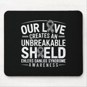 Unbreakable Shield Eds Ehlers Danlos Syndrome Awar Mouse Mat