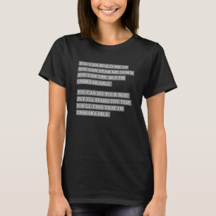Unbreakable  Six The Musical Seymour T-Shirt