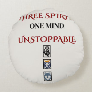 Unbreakable Strength Focus Unity Round Cushion