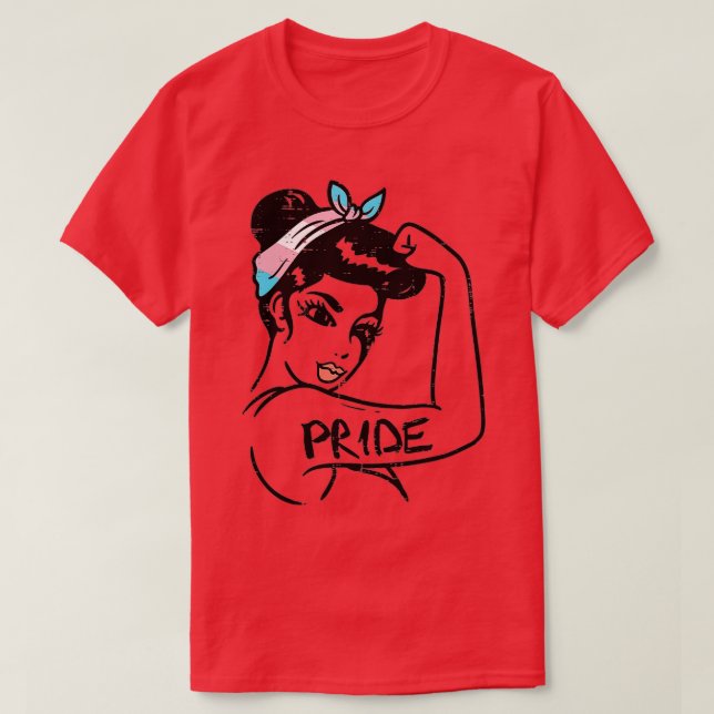 Unbreakable Strong Woman ransgender rans Pride Fla T-Shirt (Design Front)