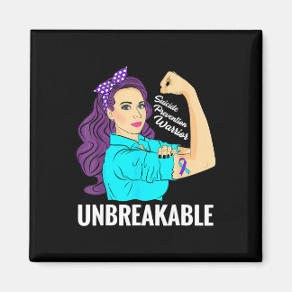 Unbreakable Suicide Prevention Warrior Awareness F Magnet