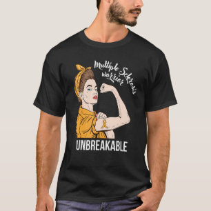 Unbreakable Warrior Multiple Sclerosis Awareness M T-Shirt
