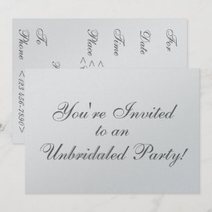 Unbridaled Party! Invitation