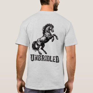 “Unbridled” Horse Graphic T-Shirt 